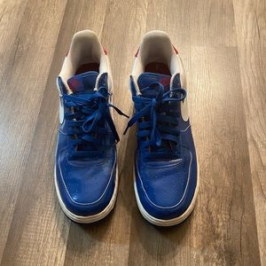 Mens Nike Air Force ones- size 13 red/ white/ blue